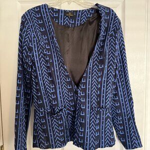 D'iyanu Vibrant Print Stretch Blazer - Women's